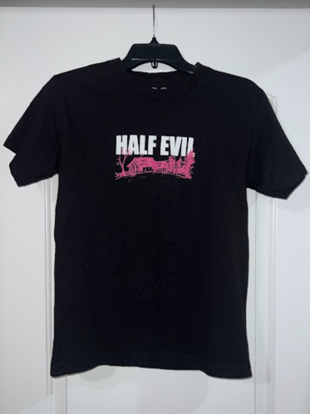 Half Evil 333 × Gnarcotic × Ransom Clothing T-shirt Black/Pink - Size Small